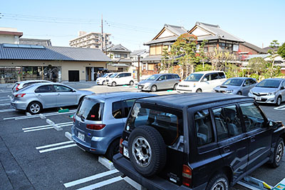 今月19日開設された奈良町南観光駐車場