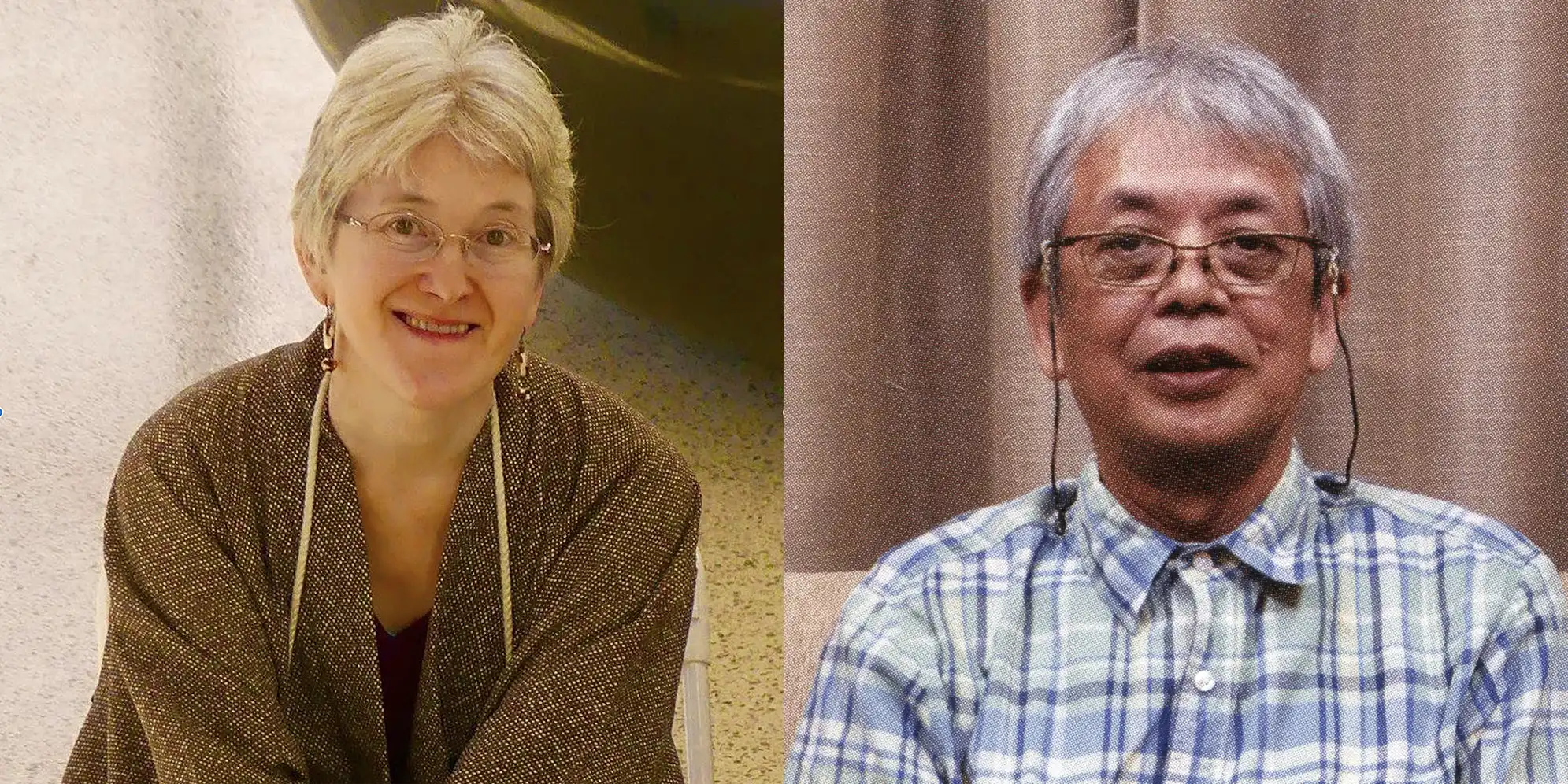 タラ・マックガワンさん（左）と堀田穣さん